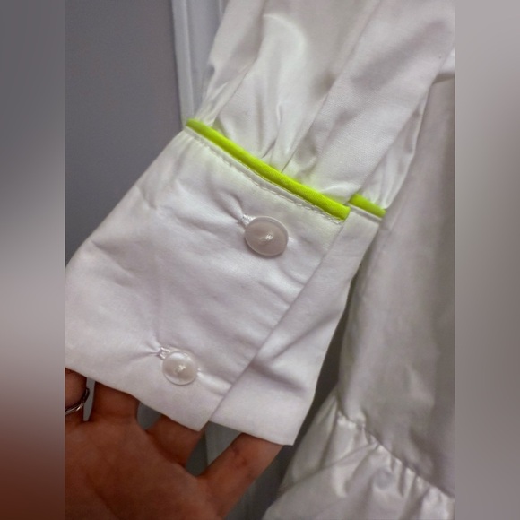 Pep’s Cannes Women’s White Yellow Shirt Dress Size 2 - Picture 6 of 7